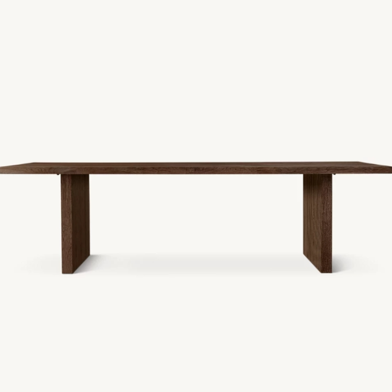 Luxury classic solid wood dining room furniture table Conference table Villa hotel can be customized