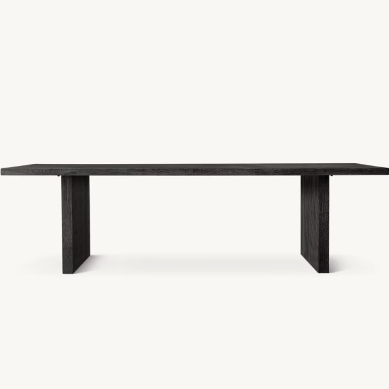 Luxury classic solid wood dining room furniture table Conference table Villa hotel can be customized