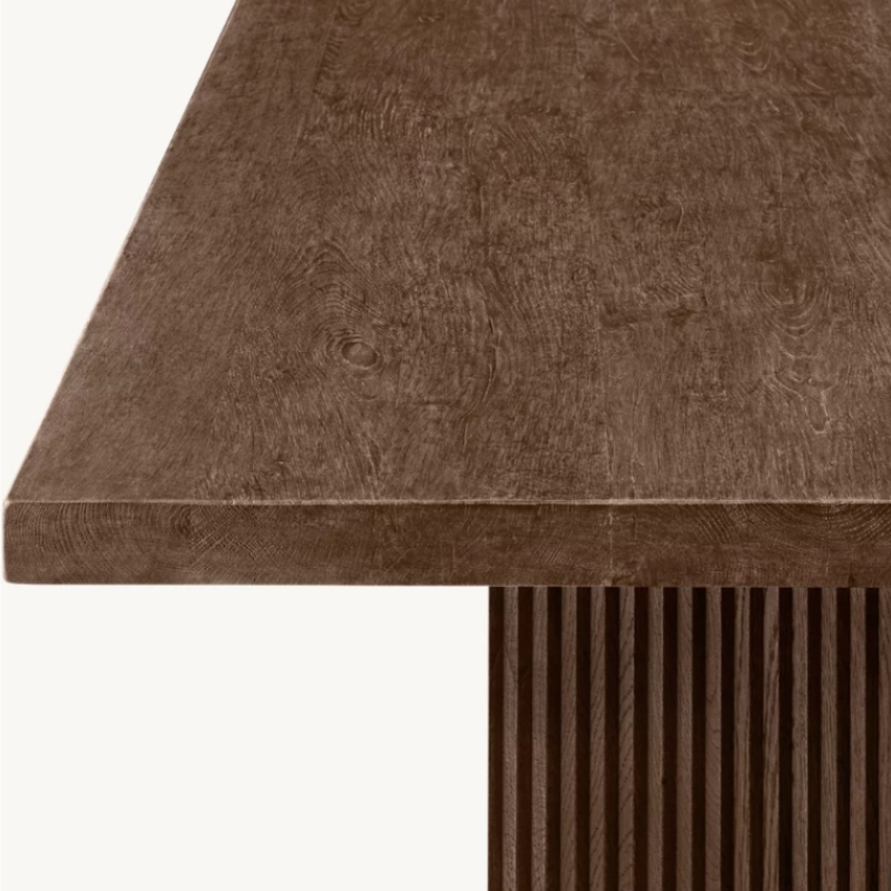 Luxury classic solid wood dining room furniture table Conference table Villa hotel can be customized