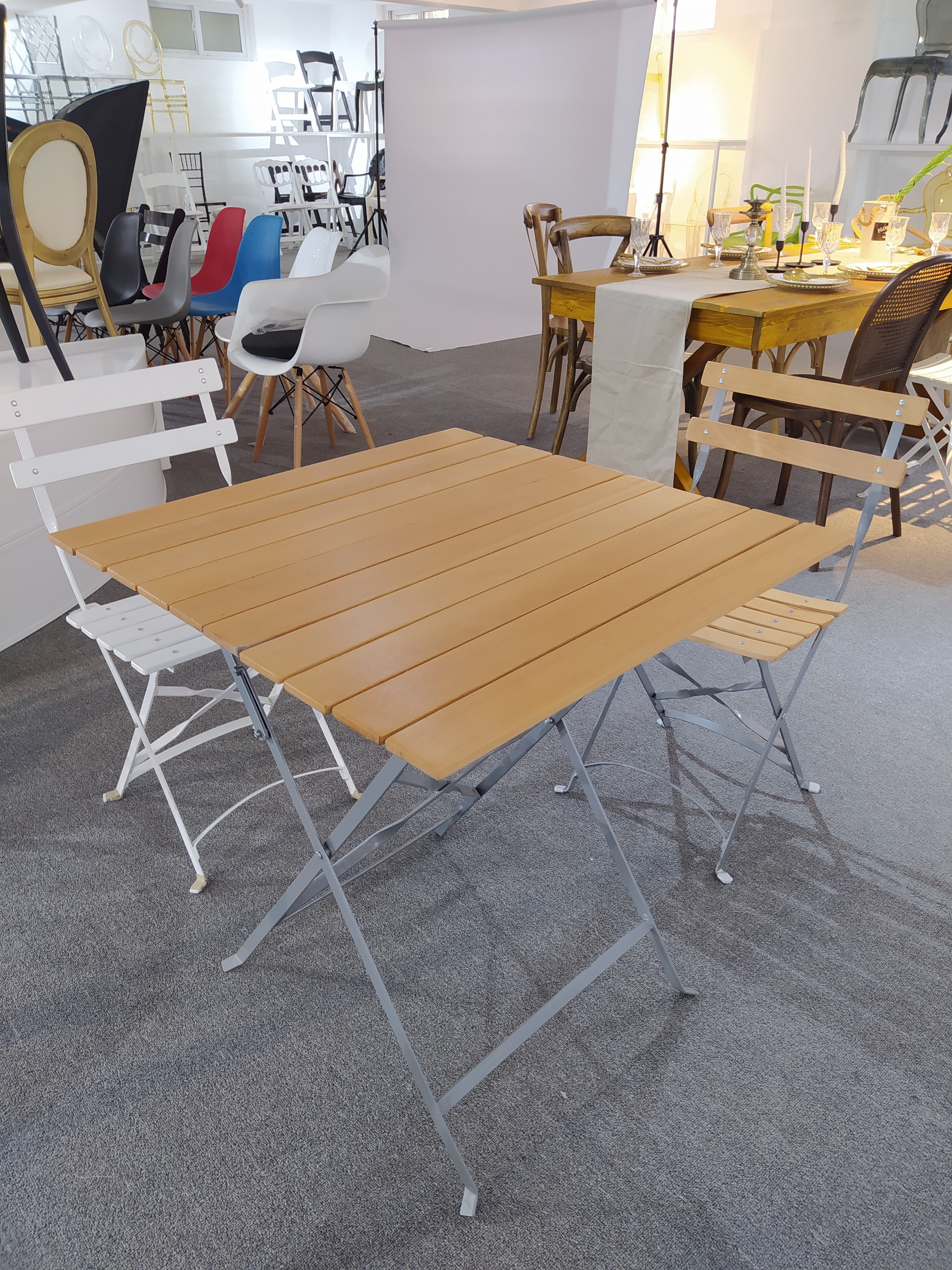Rectangle Long Foldable Banquet Tables for Hotel Event Ceremony