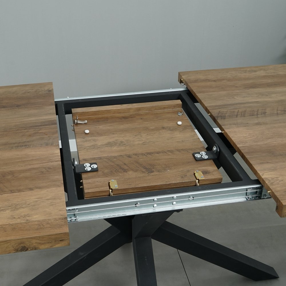 MDF rectangle coffee table metal legs balcony home furniture dining table
