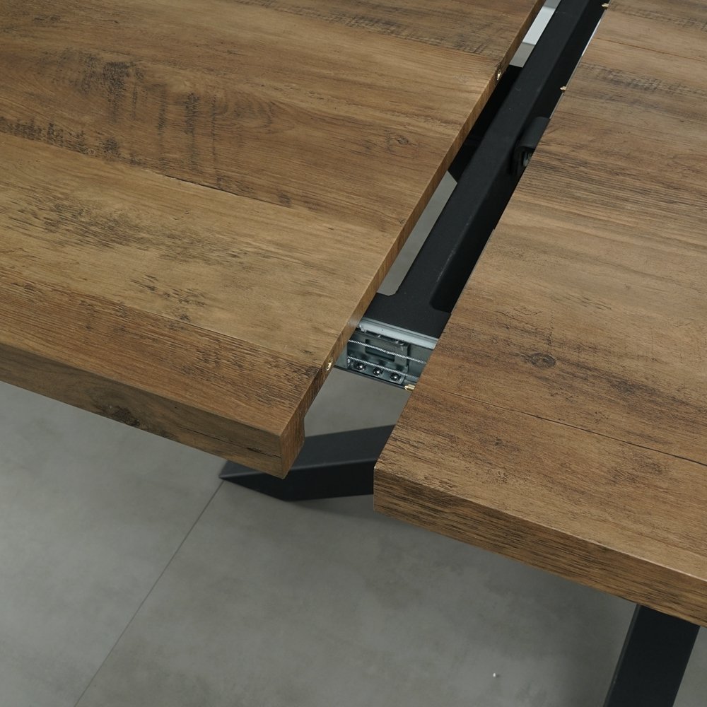 MDF rectangle coffee table metal legs balcony home furniture dining table