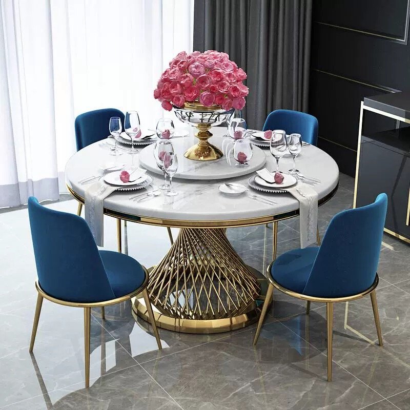 SHIMU Wholesale luxury designs hotel banquet event wedding table and chair stainless steel wedding dining tables