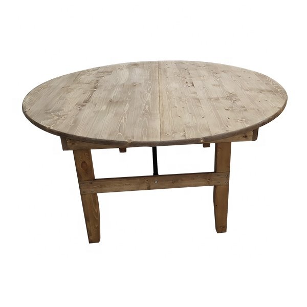 Wedding Event Farm Table Pine Wood Garden Folding Table Folded Table