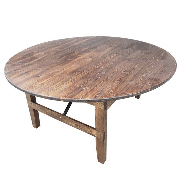 Wedding Event Farm Table Pine Wood Garden Folding Table Folded Table