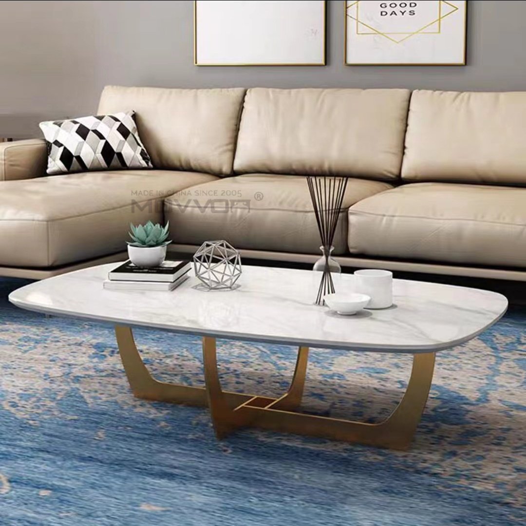 Wabi-sabi style Nordic light luxury design dining table