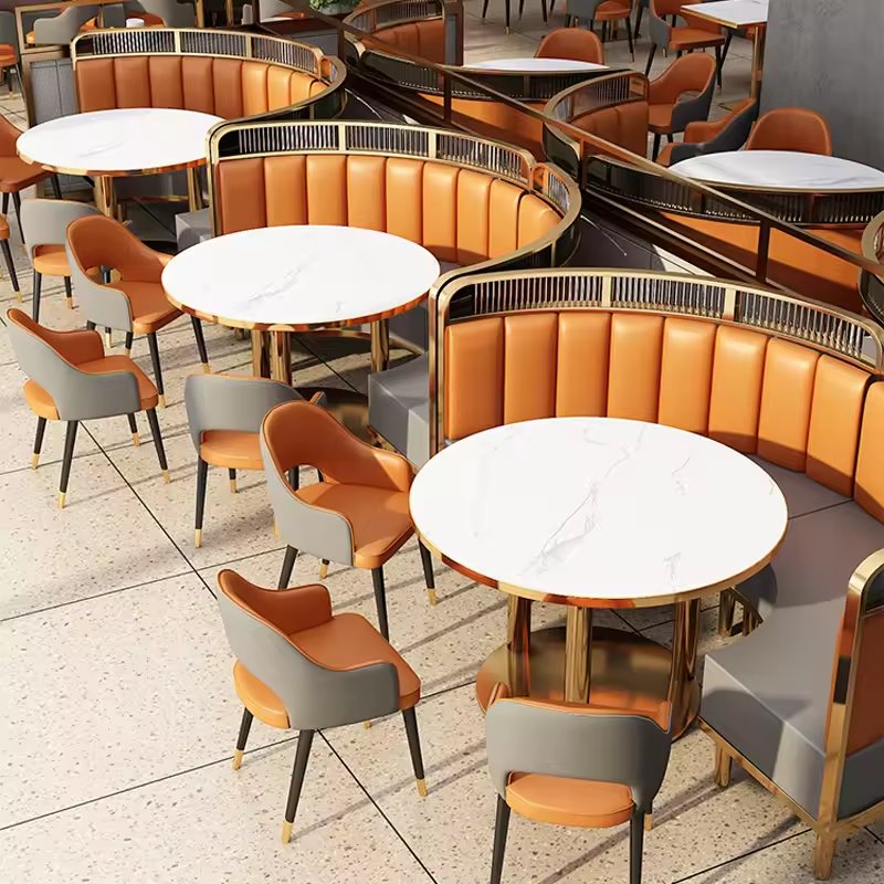 Classical Commercial Furniture Wood Top with Metal Legs Square Kitchen Dining Wooden Restaurant Table