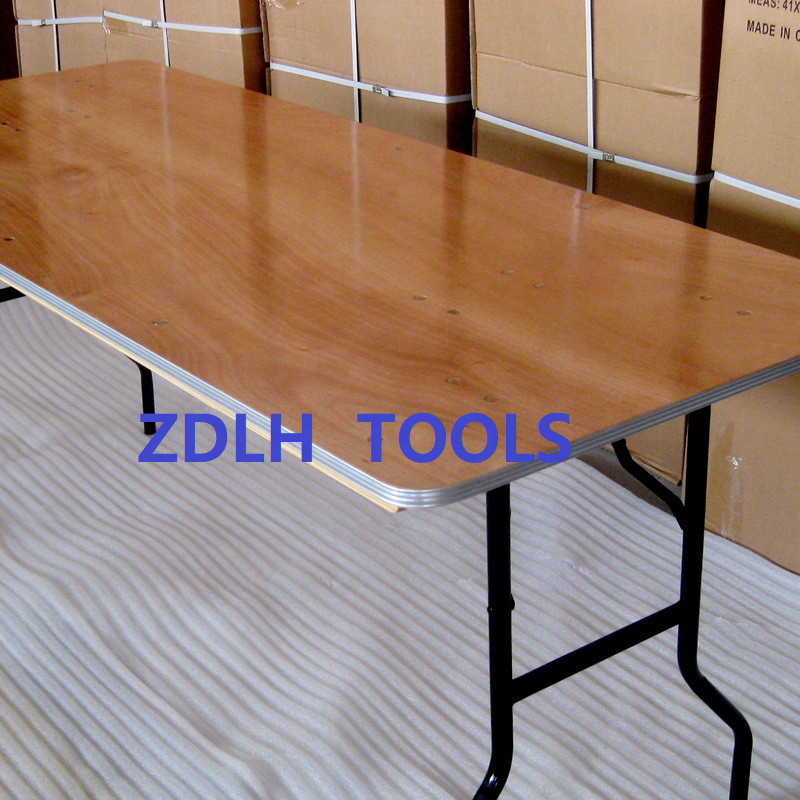 8 foot Heavy Duty Wooden Folding Banquet Event Wedding Party Table