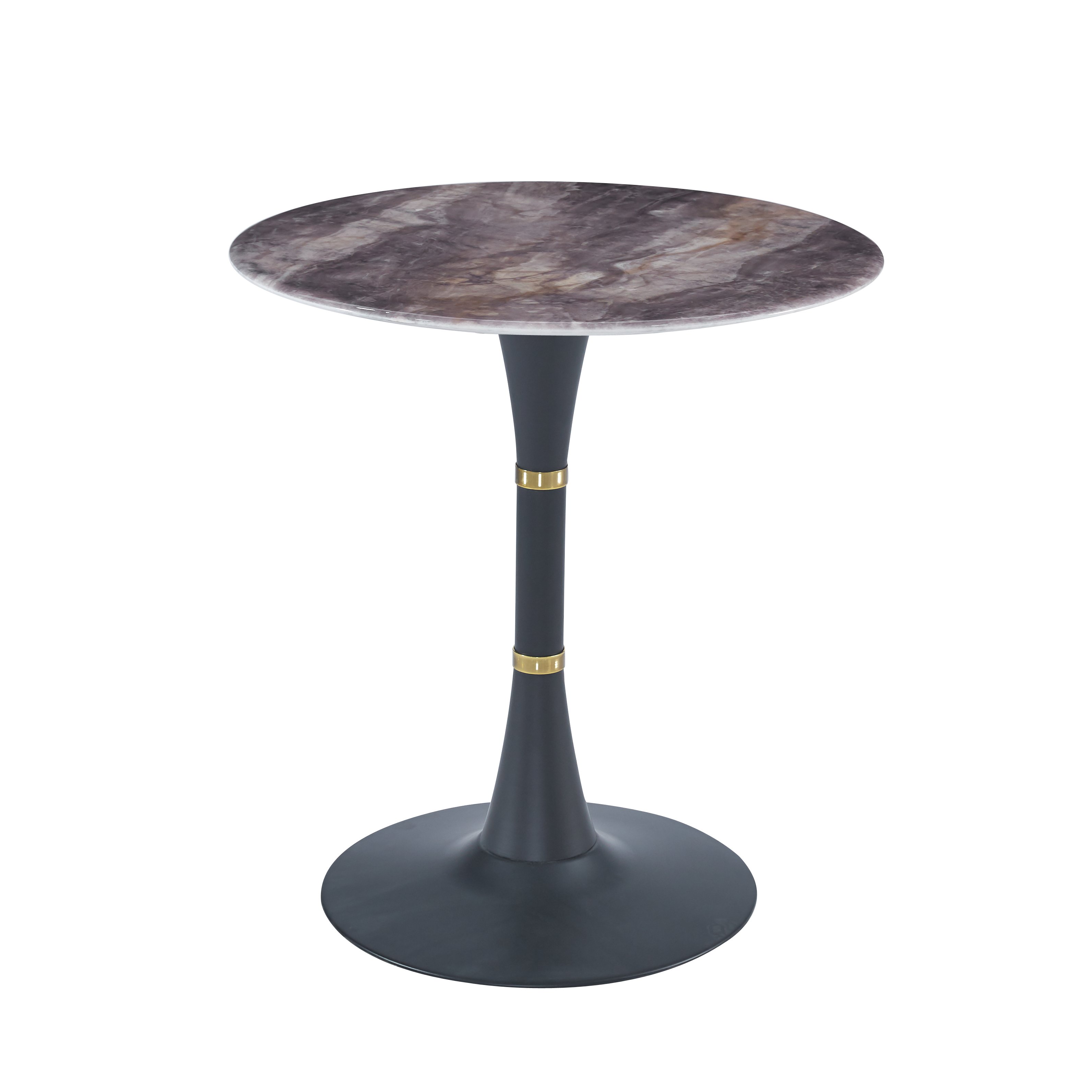 Home Restaurant Furniture Special Metal Steel Marble Dining Room Table