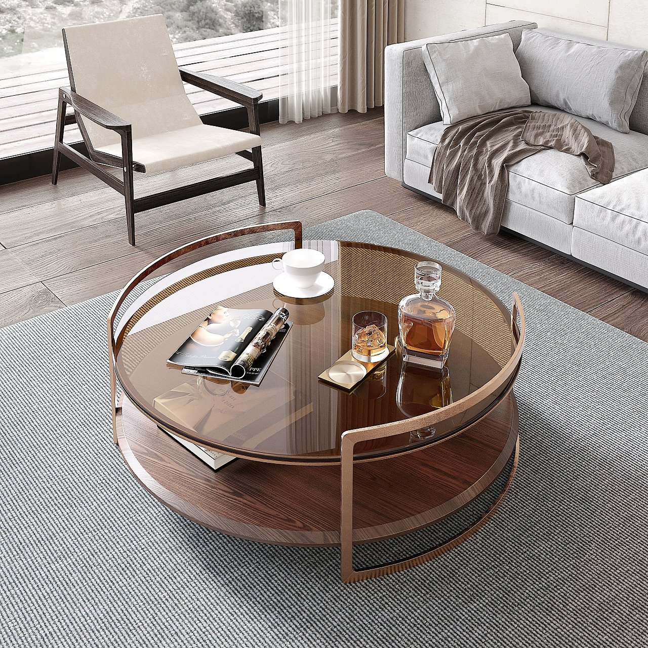 High quality tempered glass glass furniture Glass Table price