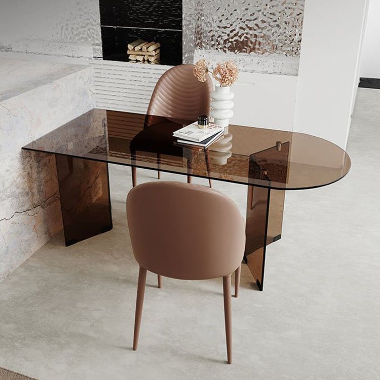 trending design unique glass kitchen dining room tables set for 8