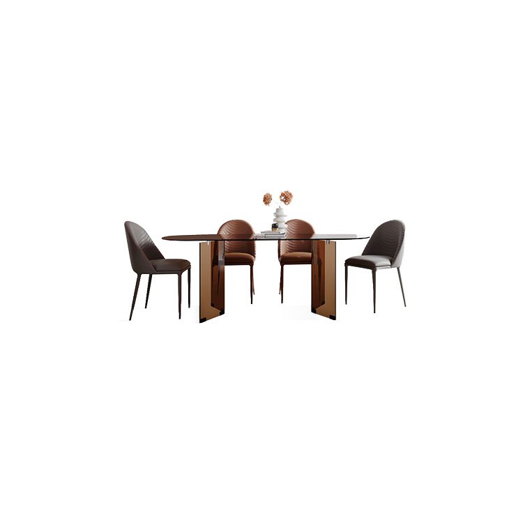 trending design unique glass kitchen dining room tables set for 8
