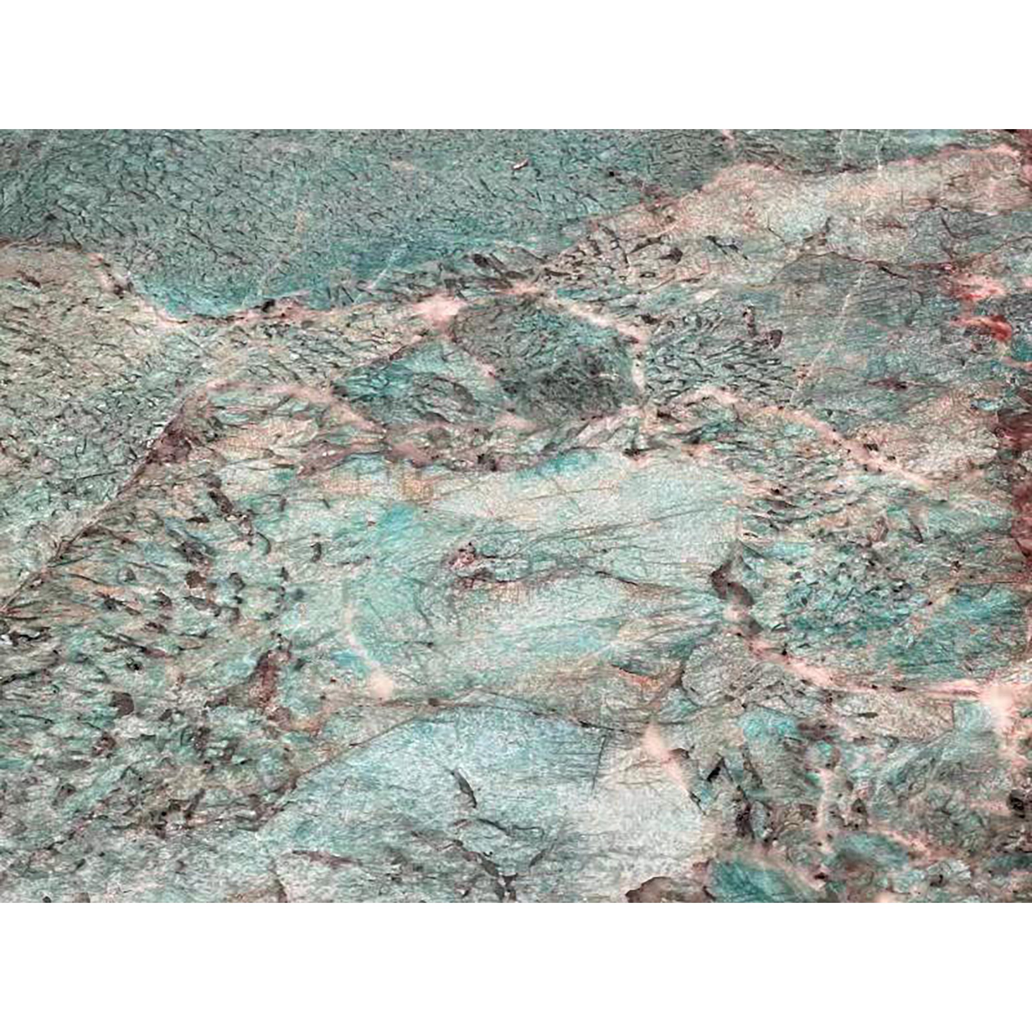 Luxury Amazon Green Marble Rectangular Dining Table for Hotels and Villas