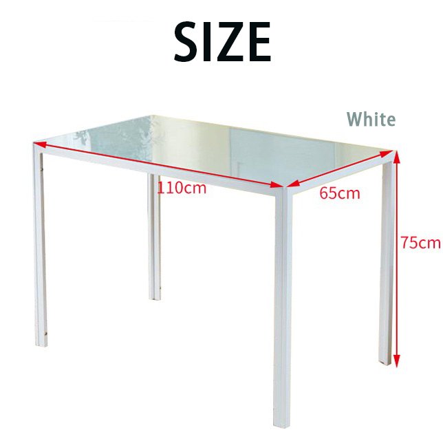 Wholesale Modern Glass Rectangular Top Metal Base Dining Table And Pu Leather Chair Set For 4
