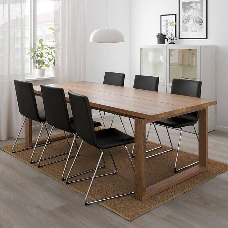 Cheap Price Custom Hotel Furniture Superior Quality Modern Hotel Solid Wood Restaurant Dining Table