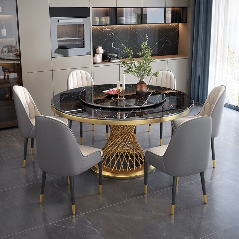 Home Dining Table Set Luxury Home Dinner Table with 6 Chairs