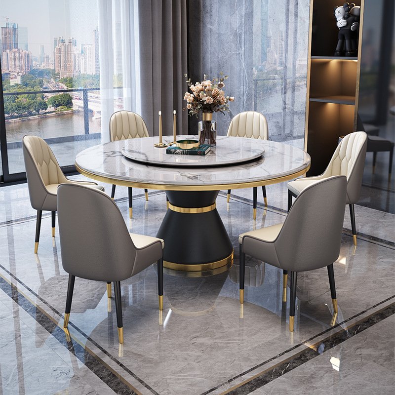 Home Dining Table Set Luxury Home Dinner Table with 6 Chairs