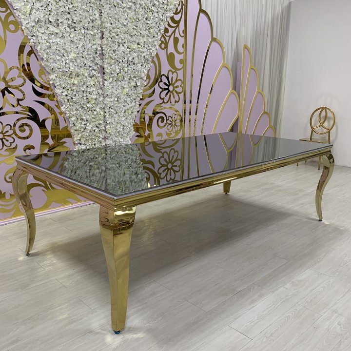 Foshan factory dining room 6 chairs wedding tables chairs dinning table set table and chairs