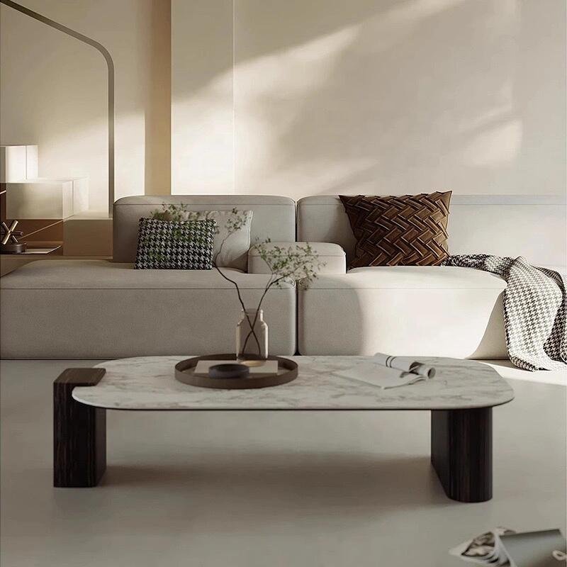 Modern Hotel Tables Chairs Factory Wholesale Price One-Stop Solution Square Side Table Several Stone Side Table Hotel Apartments