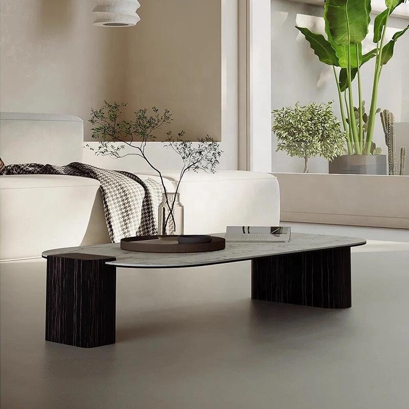 Modern Hotel Tables Chairs Factory Wholesale Price One-Stop Solution Square Side Table Several Stone Side Table Hotel Apartments