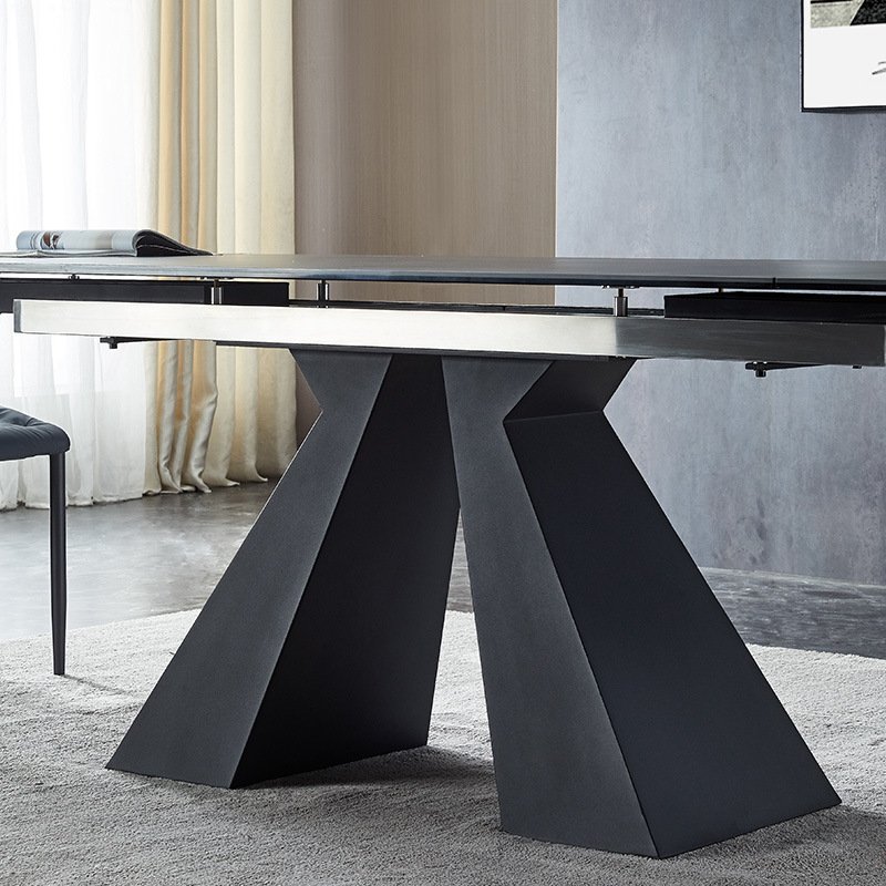 New design dining room table modern luxury extendable marble dining table for dining room