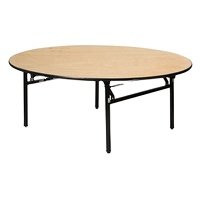 18mm Plywood fireproof Banquet Round Durable foldable picnic wedding hotel event banquet Table