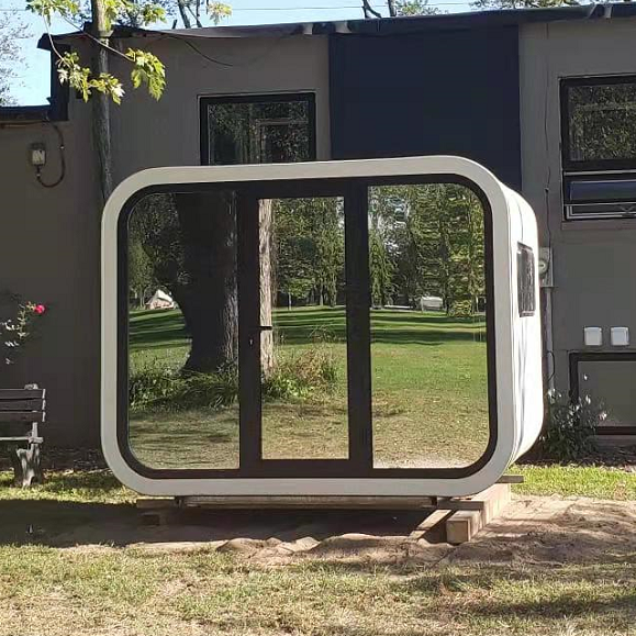 Garden Pod home office Soundproof Acoustic Office Pod with Glass Door and Table