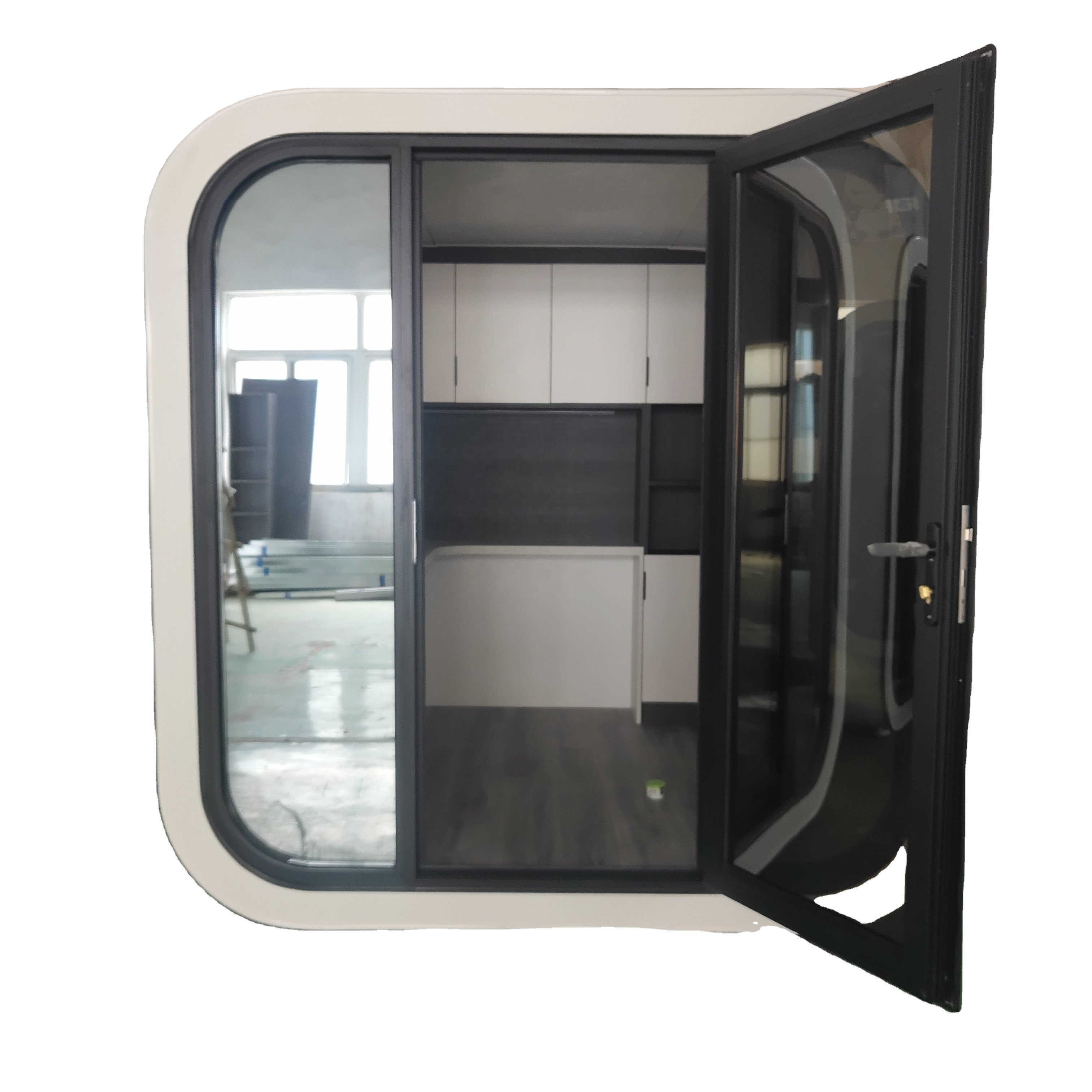 Garden Pod home office Soundproof Acoustic Office Pod with Glass Door and Table
