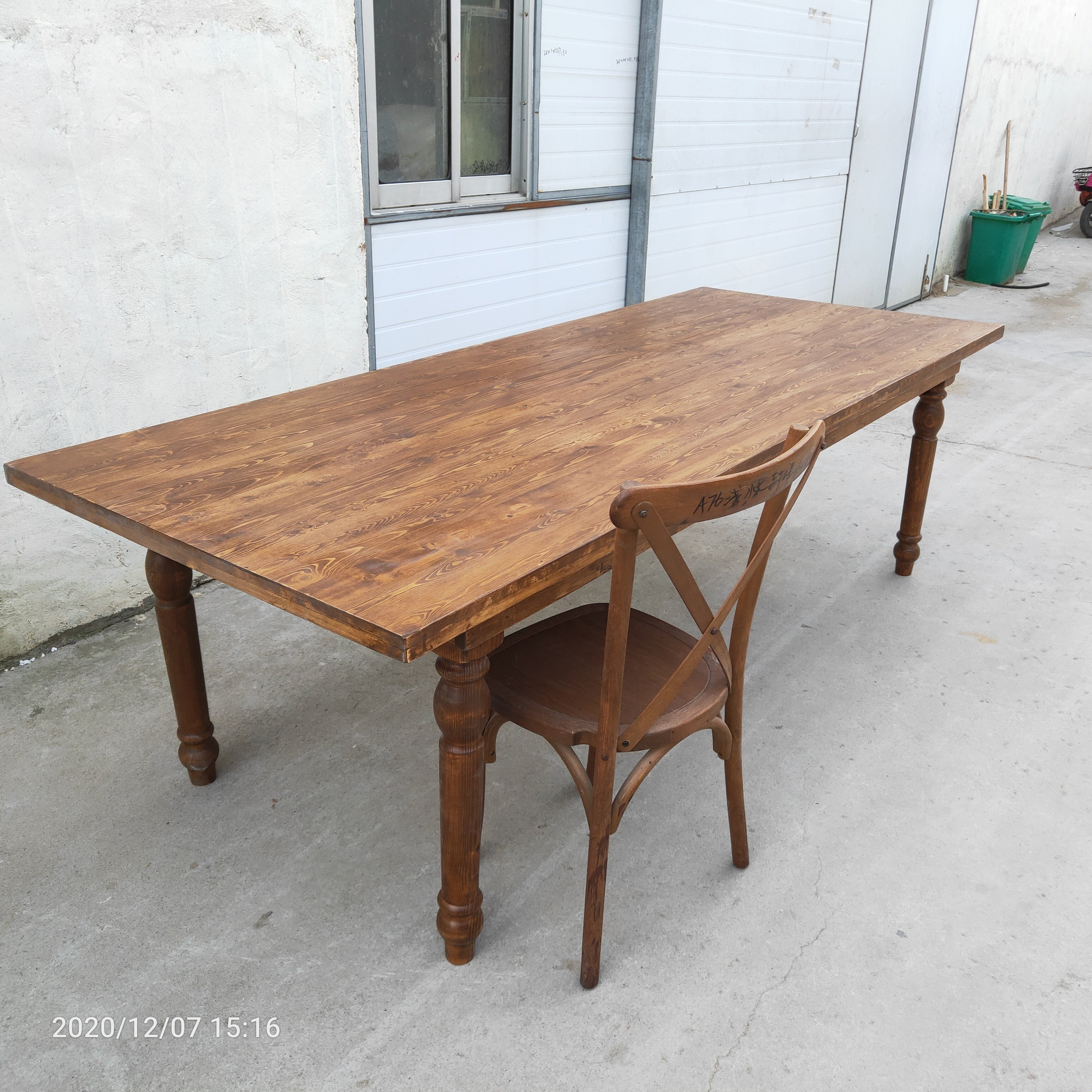 Factory Wedding Event Party Rental Hotel Dining Banquet Farm Table