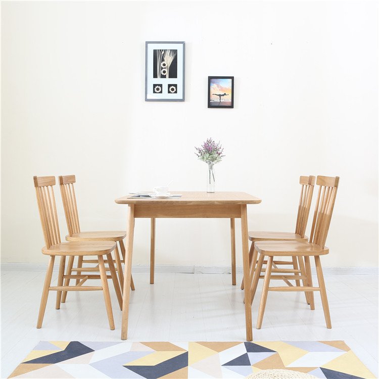 Factory Direct Price Durable Contemporary Dining Room North America White Oak Rectangular Dining Table