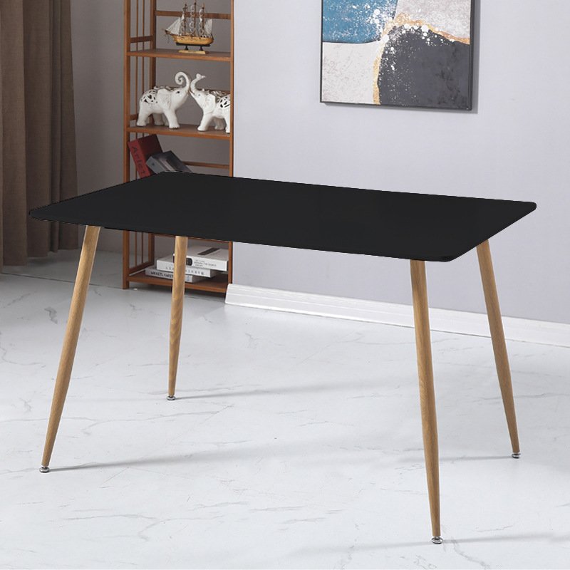 2024 low price Nordic solid wood dining table and chair combination modern minimalist small apartment dining table