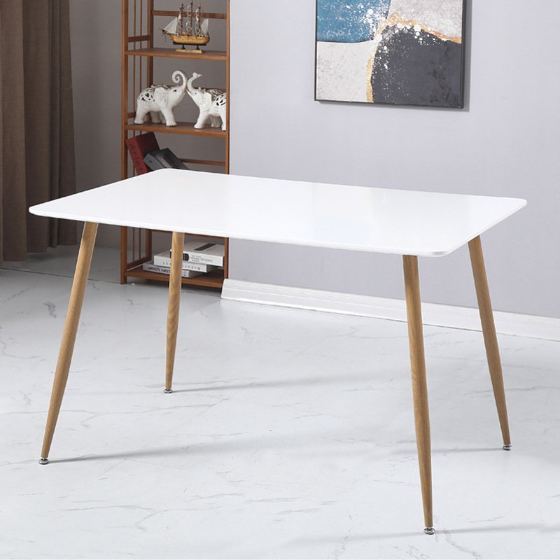 2024 low price Nordic solid wood dining table and chair combination modern minimalist small apartment dining table