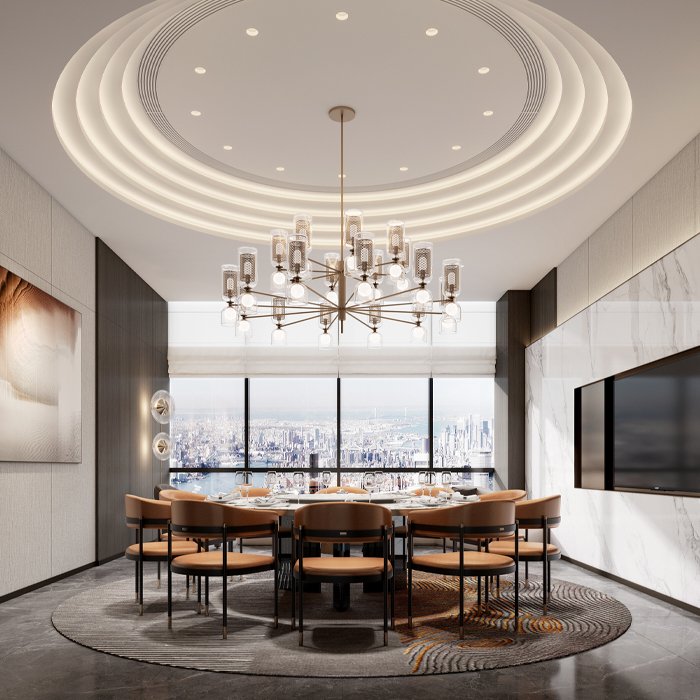 Hotel dining room furniture round 12 seater table and chair luxury hotel marble dining table