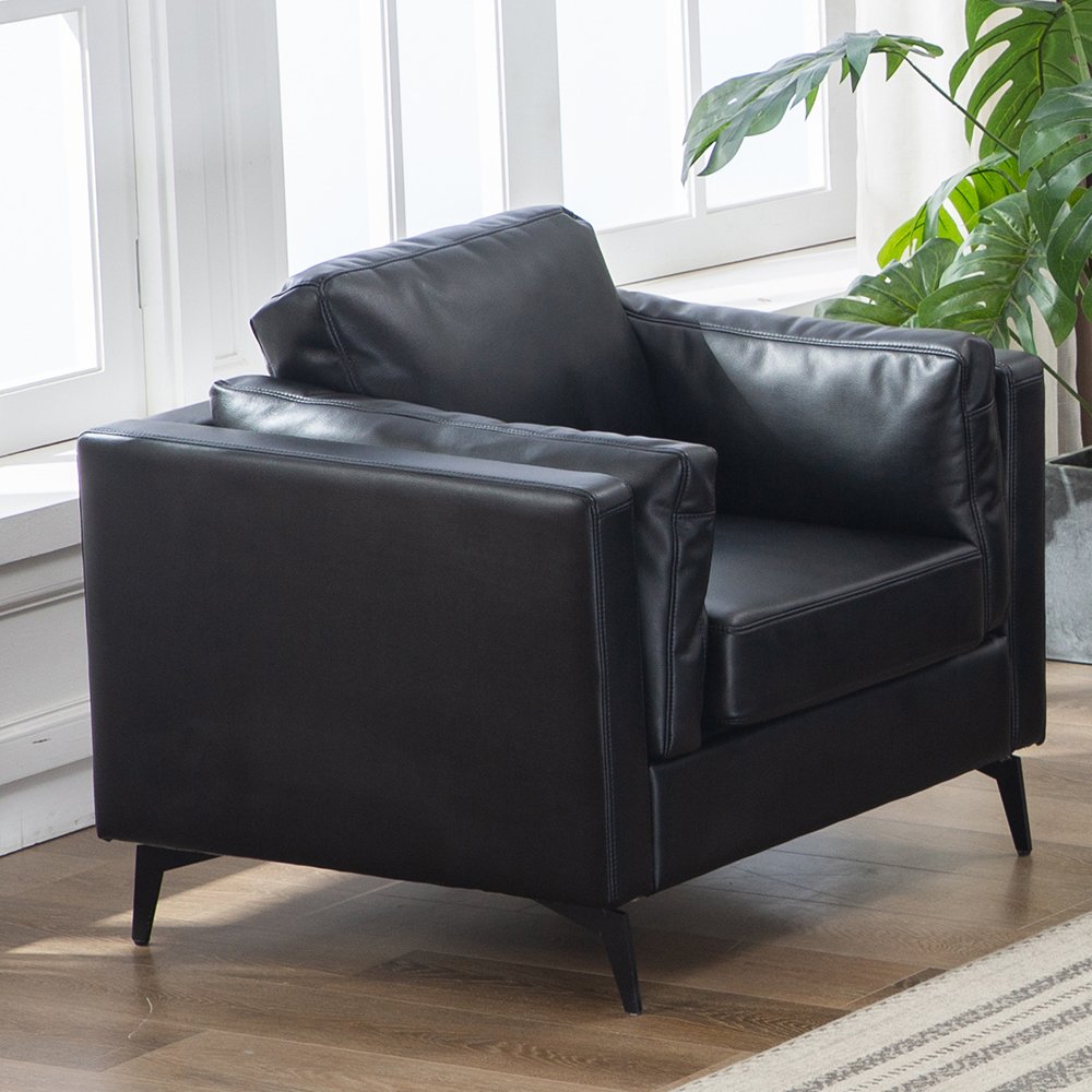 David HL-8082 Italy Style Milan Contemporary Leather Commerical Waiting Room Office Sofa