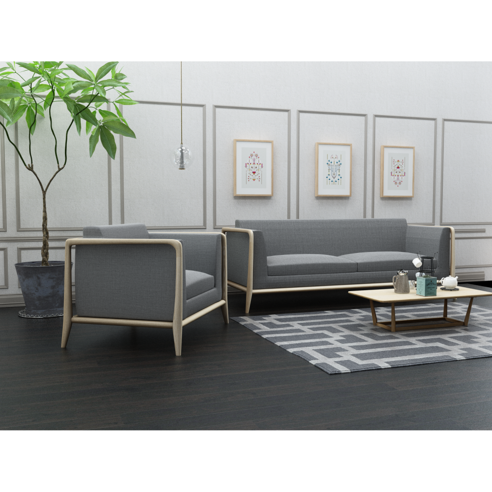 High Quality Cheap Price Casual Office Sofa With Solid Wood Frame And Fabric Upholstery Comfortable And Stylish Seating