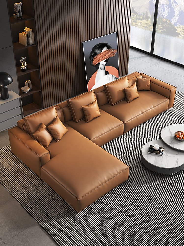 KABASA Italian design profile sofa suit villa living roomhousehold furniture sofa sectional