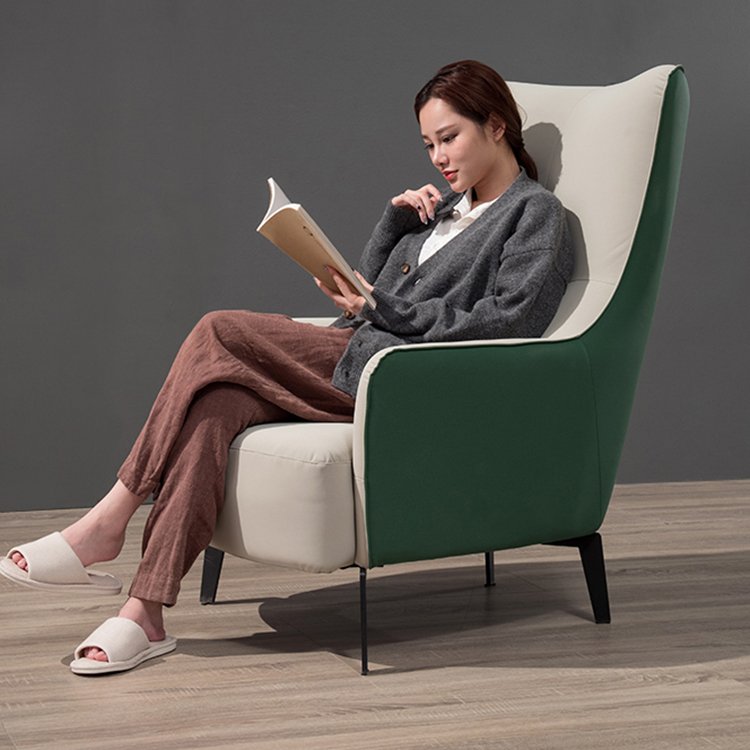 Orizeal privacy high back office sofa with screen office pod