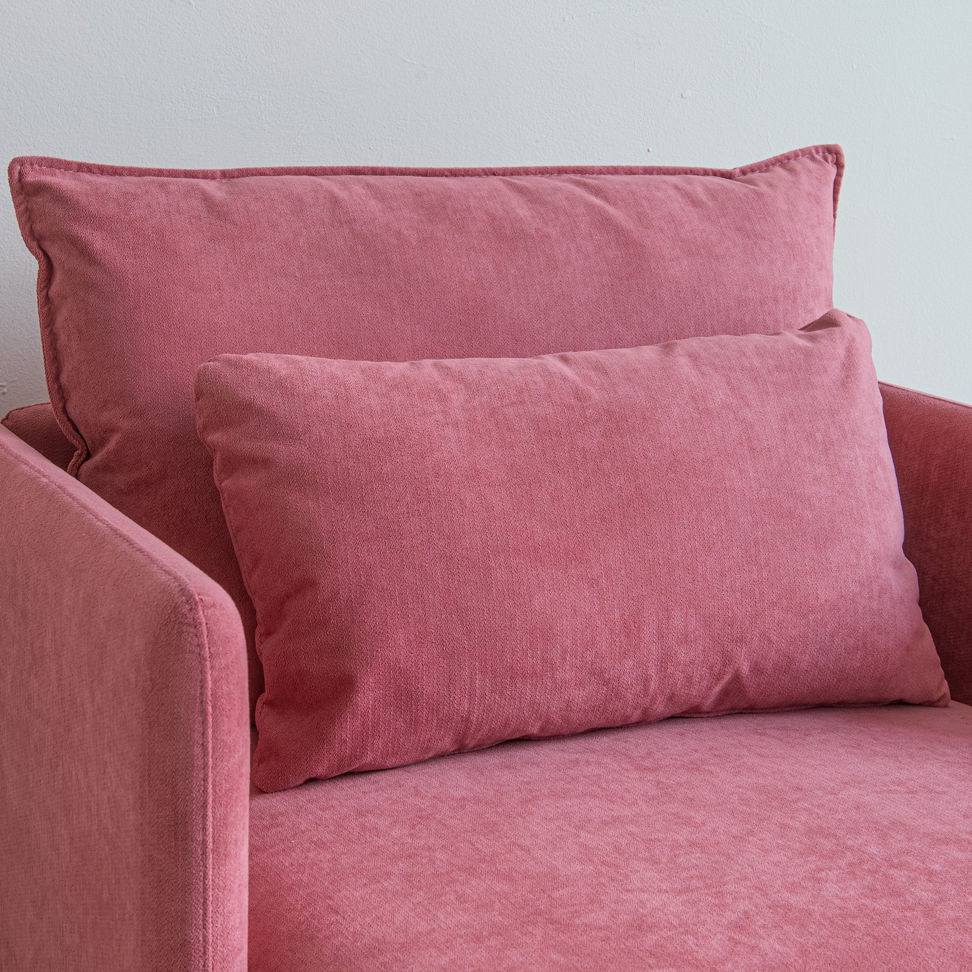 New design pink color salon chair one single seater sofa chair for home living room loft apartment office sofa furniture