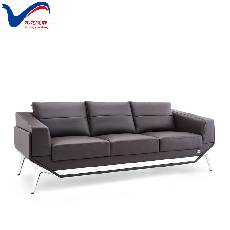 Italian Style Meeting Luxury Sectional Office Sofa 1+1+3 Waiting Room Office Sofa Upholstered Modular Sofa Set