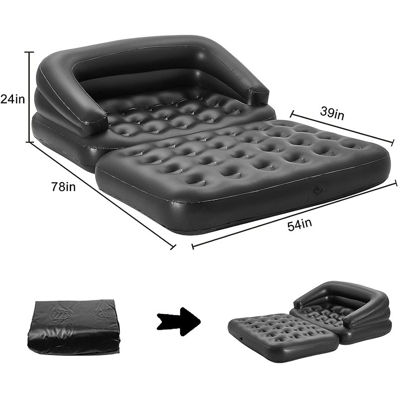 living room furniture Home thicker type modern 5 in1 sofa and bed design folding sofa cum bed camping