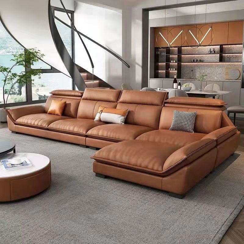 Striped Sofa Sofa Combination Dwomen Tech Cloth New 1 Piece Set Luxfashionern Living Room Summerucasuale Leather 275*85*80cm *