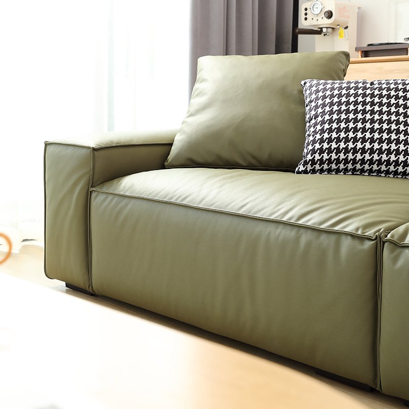 Kabasa European office sofa 3 seater muebles studio couch water repellent leather modular sectional sofa