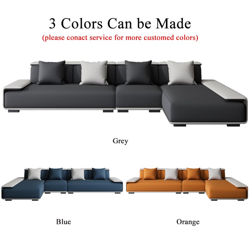 Home Office Sofa Set Modern Design Leather Couch Sofa Reception Area commercial furniture mesas sillas