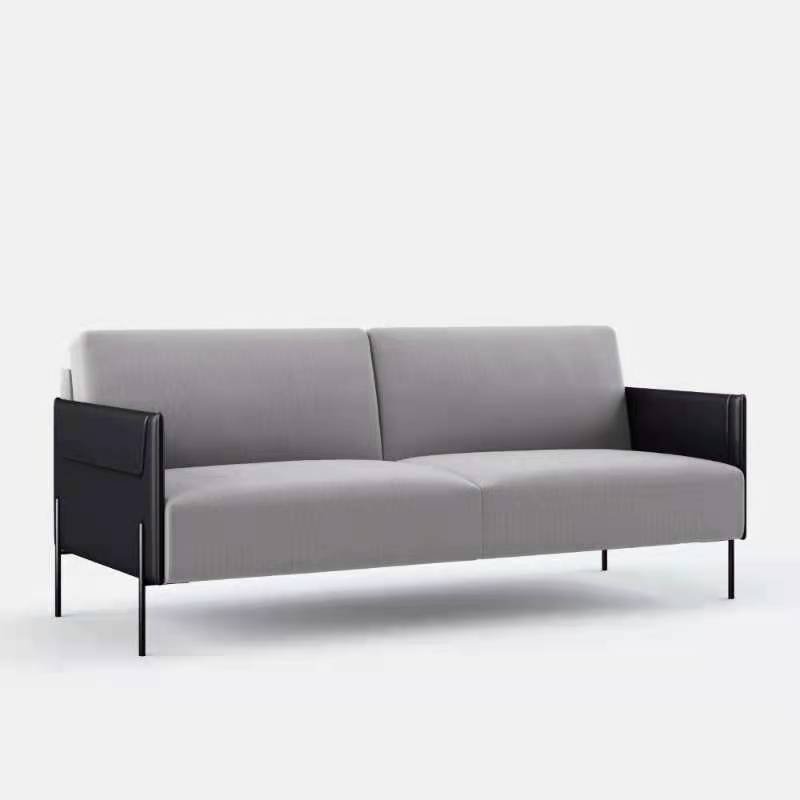 Modern Modular Office Sofa Set PU Leather and Fabric Cover couch for Living Room Hotel School Hospital Use