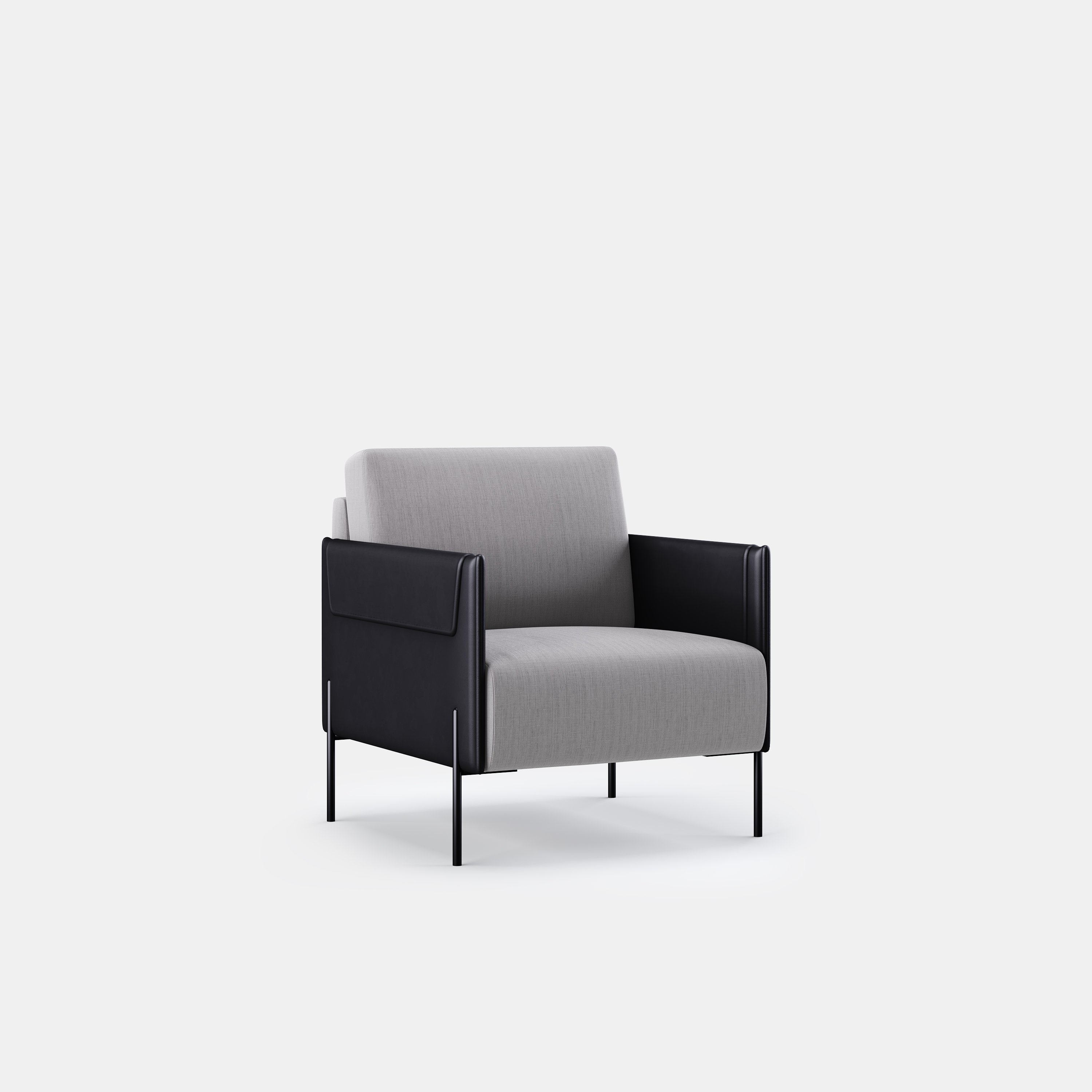 Modern Modular Office Sofa Set PU Leather and Fabric Cover couch for Living Room Hotel School Hospital Use