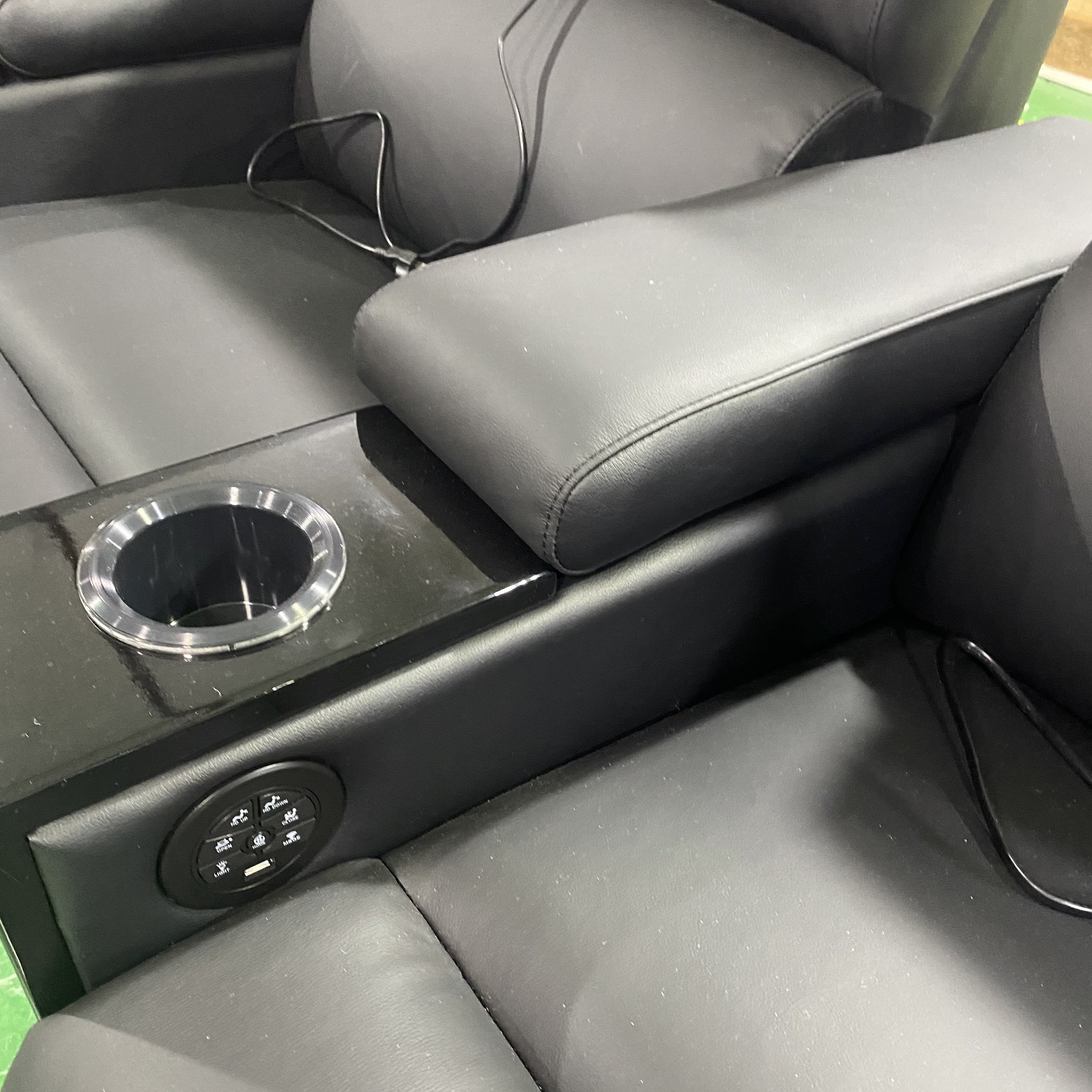 Modern vip theater Theater Seating Sectional sofa Massage chair Genuine Leather Theater Recliner Cinema Living room Furniture
