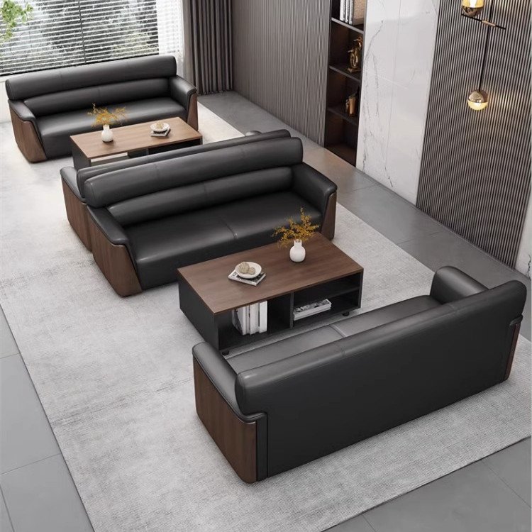 Chuang yue Light Luxury Small Family Office Sofa Simple Modern Design for Reception Room Business