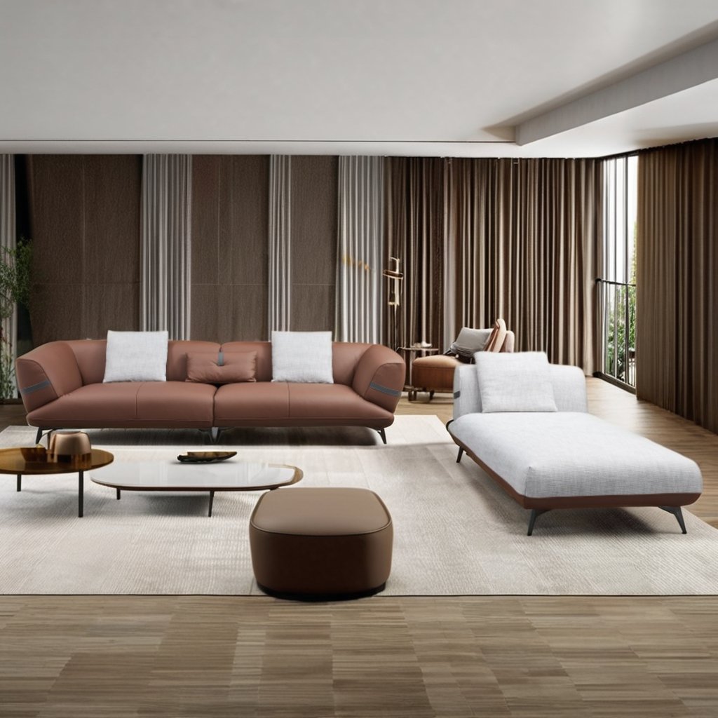 Modern Leather Office Sofa Couch Set for Conference Living Room Hotel School Home Office Furniture Model Appearance