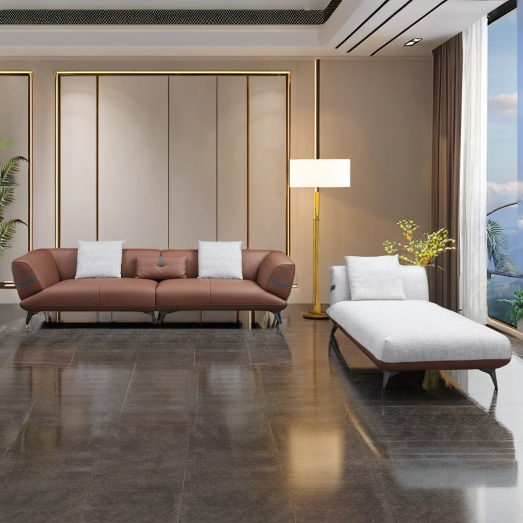 Modern Leather Office Sofa Couch Set for Conference Living Room Hotel School Home Office Furniture Model Appearance