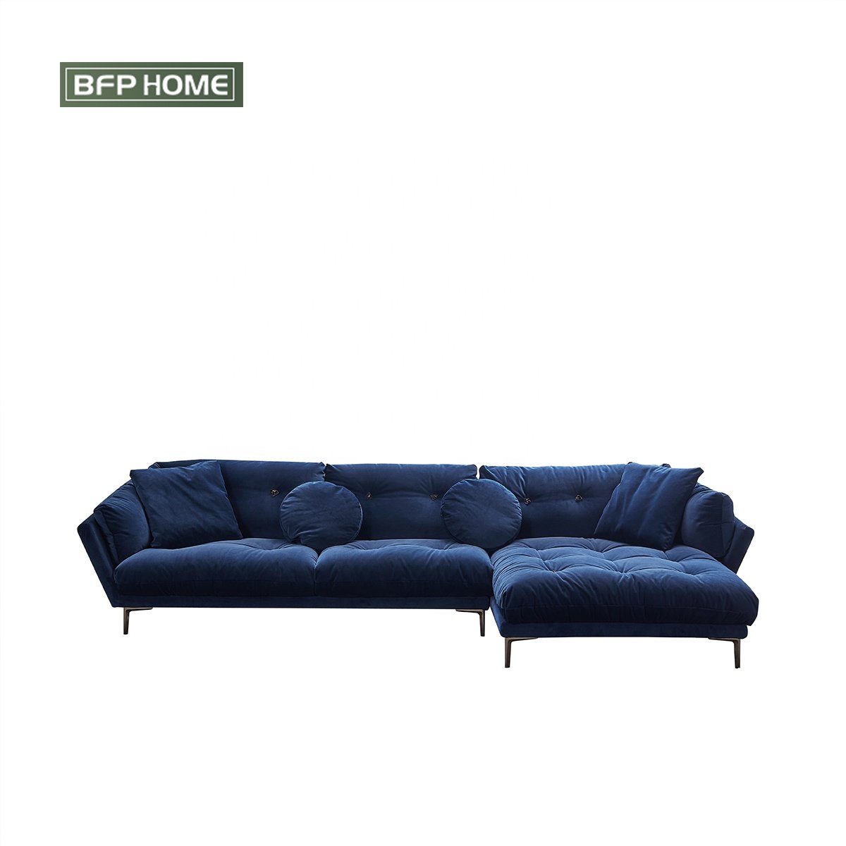 BFP HOME High quality Fabric furniture Modern Luxury Style Solid wood frame Living Room Sofas Set